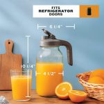 Кувшин стеклянный с широким горлышком 1.9 литра Mason Jar — изображение 7