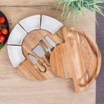 Доска кухонная деревянная для нарезки и подачи блюд на стол — изображение 2