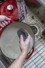 Скребки  Ручные очистители чугунных сковородок из поликарбоната. (2 шт. Красный - Черный) — изображение 2