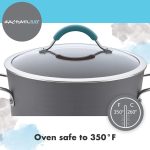 Сковорода с антипригарным покрытием Rachael Ray и вспомогательной ручкой — изображение 5