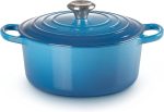 Круглая чугунная жаровня Le Creuset Signature с эмалированной поверхностью,  Марсель 5.3 Л — изображение 2