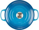 Круглая чугунная жаровня Le Creuset Signature с эмалированной поверхностью,  Марсель 5.3 Л — изображение 4