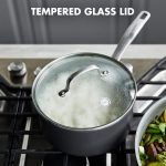 Кастрюля GreenPan Chatham Твердая анодированная керамическая антипригарная кастрюля с крышкой 2.8 Л. — изображение 6