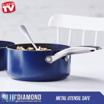 Кастрюля с крышкой, Кухонная посуда Blue Diamond с керамическим антипригарным алмазным покрытием 1.9 Л. — изображение 4