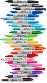 Перманентні маркери Sharpie 1927350 Electro Pop, Fine Point, різноманітні кольори, 24 шт. — изображение 3