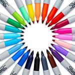 Перманентні маркери Sharpie 1927350 Electro Pop, Fine Point, різноманітні кольори, 24 шт. — изображение 4