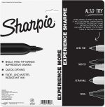 Перманентні маркери Sharpie 1927350 Electro Pop, Fine Point, різноманітні кольори, 24 шт. — изображение 7