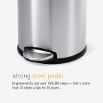 Мусорный бак Simplehuman 4.5 л для ванной комнаты и офиса — изображение 4