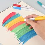 Перманентные маркеры, Fine Point, разные цвета, работы по пластику, дереву, камню, металлу и стеклу 48 цветов — изображение 6