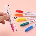Перманентные маркеры, Fine Point, разные цвета, работы по пластику, дереву, камню, металлу и стеклу 48 цветов — изображение 7