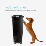 Мусорный бак Simplehuman 40 л с безопасным скользящим замком — изображение 5