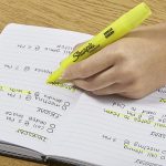 Маркеры Sharpie Tank Style, наконечник долото, флуоресцентный желтый, коробка из 36 шт — изображение 4