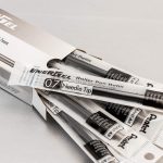 Запасные чернила Pentel для жидкой гелевой ручки EnerGel, (0,7 мм), наконечник иглы, черные чернила 12 шт — изображение 2