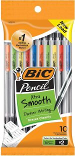Механический карандаш BIC Xtra-Life, прозрачный корпус, средний кончик (0,7 мм), 10 шт