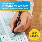 Механические карандаши Paper Mate, карандаш Write Bros. Classic #2 для тестирования, 0,7 мм, 24 шт — изображение 4