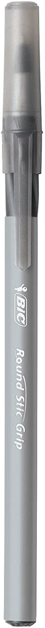 Шариковая ручка BIC Round Stic Grip Xtra, средний наконечник (1,2 мм), черный и синий, мягкая ручка 36 шт — изображение 4