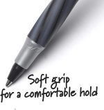 Шариковая ручка BIC Round Stic Grip Xtra, средний наконечник (1,2 мм), черный и синий, мягкая ручка 36 шт — изображение 6
