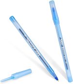 Шариковая ручка BIC средний наконечник (1,0 мм), синий, гибкий круглый корпус для удобства письма 144 шт — изображение 6