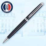 Шариковая ручка Waterman Hemisphere - Матовый черный CT, средняя точка — изображение 2