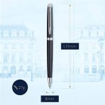 Шариковая ручка Waterman Hemisphere - Матовый черный CT, средняя точка — изображение 3