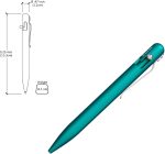 Алюминиевая ручка с болтовым механизмом и подарочным футляром - Роскошная выдвижная легкая металлическая ручка — изображение 3
