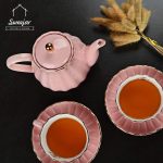 Королевский чайник SWEEJAR керамический чайник со съемным заварочным устройством из нержавеющей стали — изображение 4