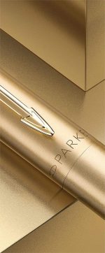 Шариковая ручка Parker Jotter XL | Монохромный матовый черный | Средняя точка | синие чернила — изображение 5