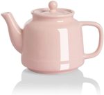 Фарфоровый чайник SWEEJAR с заварочным устройством и крышкой, чайная посуда на 30 унций с фильтром из нержавею
