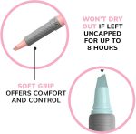 Набор пастельных хайлайтеров BIC Brite Liner Grip, наконечники долото, упаковка из 12 шт. — изображение 7