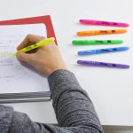 Карманные маркеры, наконечник долото, разные цвета, 12 шт — изображение 5