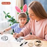 Перманентные маркеры Shuttle Art 50 шт, маркеры для работы на пластике, дереве, камне, металле — изображение 6