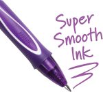 Гелевые ручки BIC Gel-Ocity Quick Dry, выдвижная гелевая ручка среднего размера (0,7 мм), разные цвета, 12 шт — изображение 5
