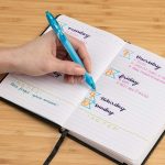 Гелевые ручки BIC Gel-Ocity Quick Dry, выдвижная гелевая ручка среднего размера (0,7 мм), разные цвета, 12 шт — изображение 6