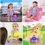 Игровой набор для для американских 18 кукол, аксессуары для 45 см куклы, путешествия — изображение 6