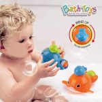 Игрушки для ванны - игры для рыбалки Плавательные киты — изображение 3