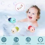 Симпатичные плавательные игрушки для купания черепах для малышей и детей (3 шт.) — изображение 2