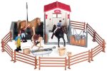 Фермерская конюшня с лошадьми и аксессуарами, игровой набор Horse Club с наездниками, обучающая игрушка