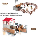 Фермерская конюшня с лошадьми и аксессуарами, игровой набор Horse Club с наездниками, обучающая игрушка — изображение 2