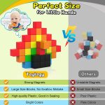 Магнитные кубики для малышей 2-4 лет - игрушки для сенсорного образования дошкольного возраста — изображение 2