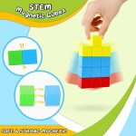 Магнитные кубики для малышей 2-4 лет - игрушки для сенсорного образования дошкольного возраста — изображение 4