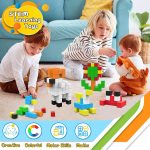 Магнитные кубики для малышей 2-4 лет - игрушки для сенсорного образования дошкольного возраста — изображение 5