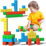 Магнитные кубики, 28 штук - 3D-магнитные кубики для детей, дошкольные учреждения