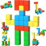 Магнитные кубики, 28 штук - 3D-магнитные кубики для детей, дошкольные учреждения — изображение 2