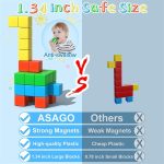 Магнитные кубики, 28 штук - 3D-магнитные кубики для детей, дошкольные учреждения — изображение 3