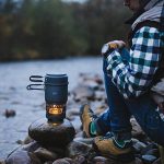 Походная печка Esbit USA, туристический набор из 5 предметов с латунной спиртовой горелкой — изображение 5