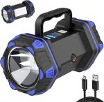 Перезаряжаемый светодиодный фонарик для кемпинга, 1500LM, 8 режимов, USB - аккумулятор  емкостью 4800 мач