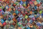 Пазл Головоломка  из 2000 деталей - Фэнтези, Фильмы, Злодеи, Мультфильмы