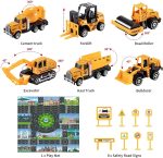 Игрушечный Автомобиль, двухсторонняя транспортная машина с игровым ковриком, литой под давлением — изображение 7