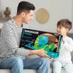 Машина для детей 3-5 лет, Triceratops Transport Car Carrier Truck с 8 фигурками динозавров — изображение 6