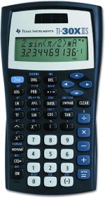 Научный калькулятор Texas Instruments TI-30XIIS, черный с синими акцентами
